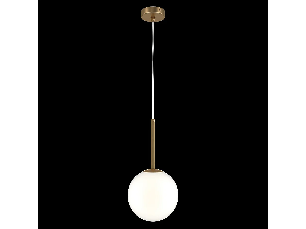 Maytoni Basic form Maytoni Basic Form Lampada da soffitto a sospensione moderna a globo grande oro E14