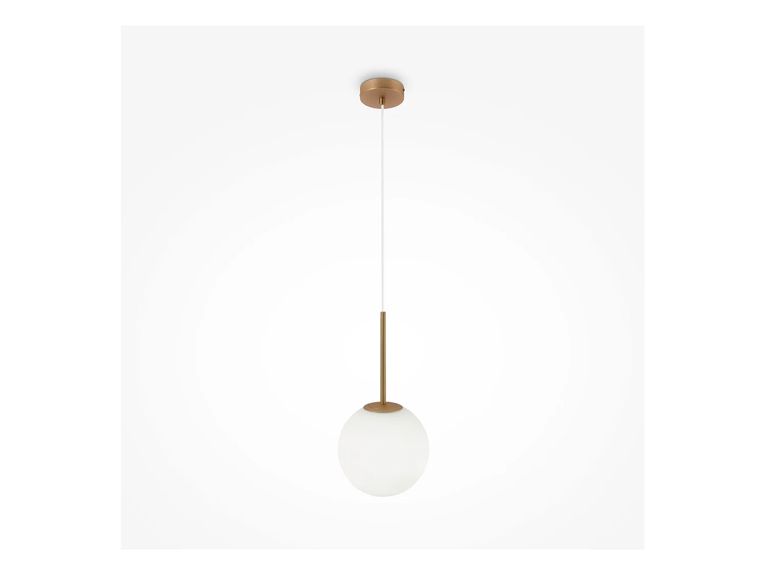 Maytoni Basic form Maytoni Basic Form Grand Plafonnier Globe Moderne Doré E14