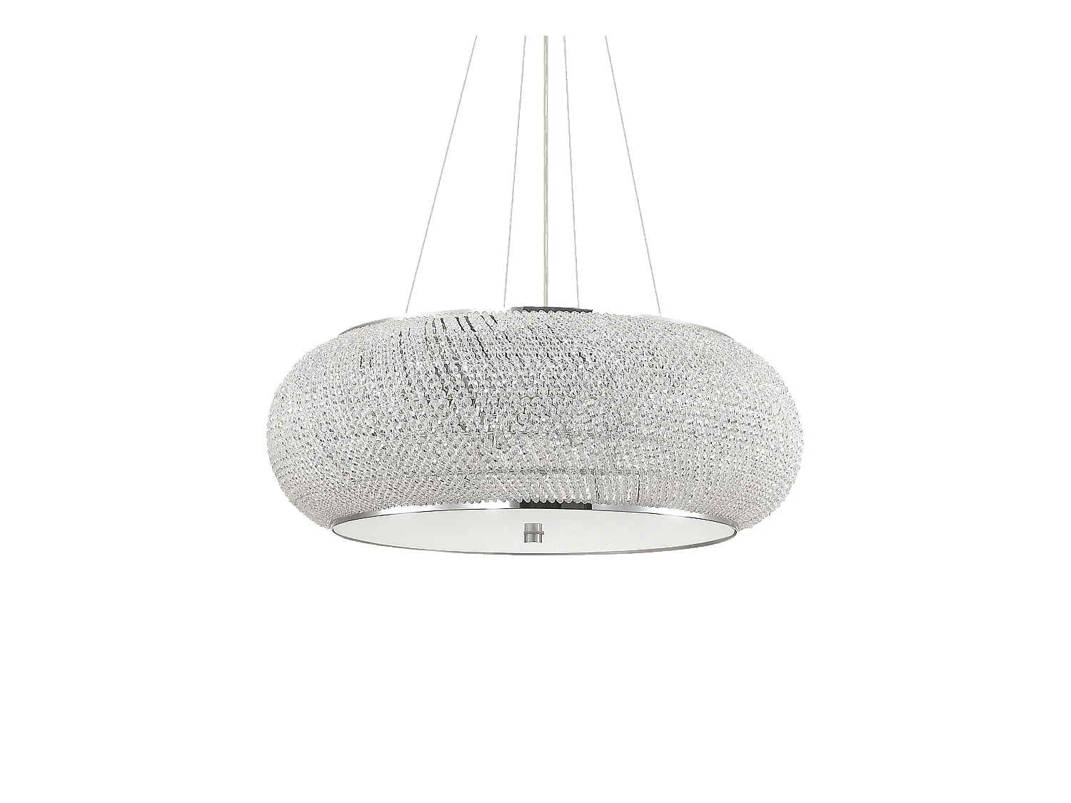 Pendentif décoratif en cristal et verre Doré, E14