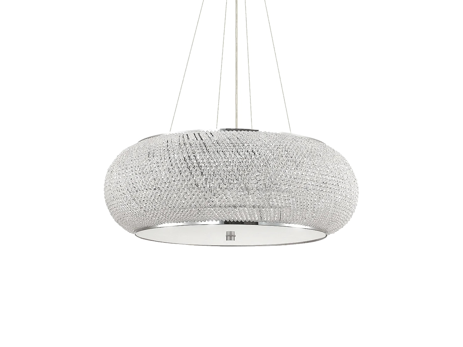 Pendentif décoratif en cristal et verre Doré, E14