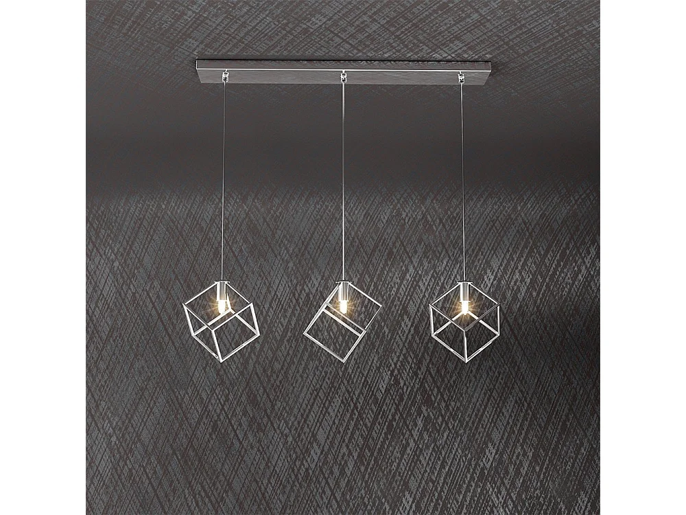 Frame Sospensione Rettangolare 3 Luci