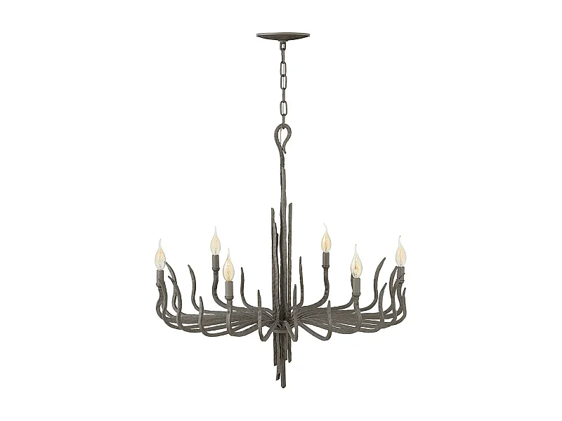 Elstead Spyre - 6 licht Kronleuchter Bronze Finish, E14