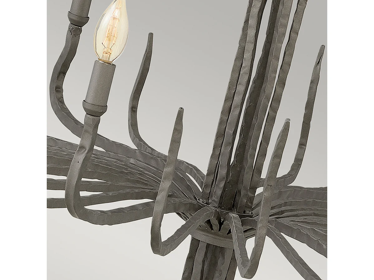 Elstead Spyre - 6 licht Kronleuchter Bronze Finish, E14