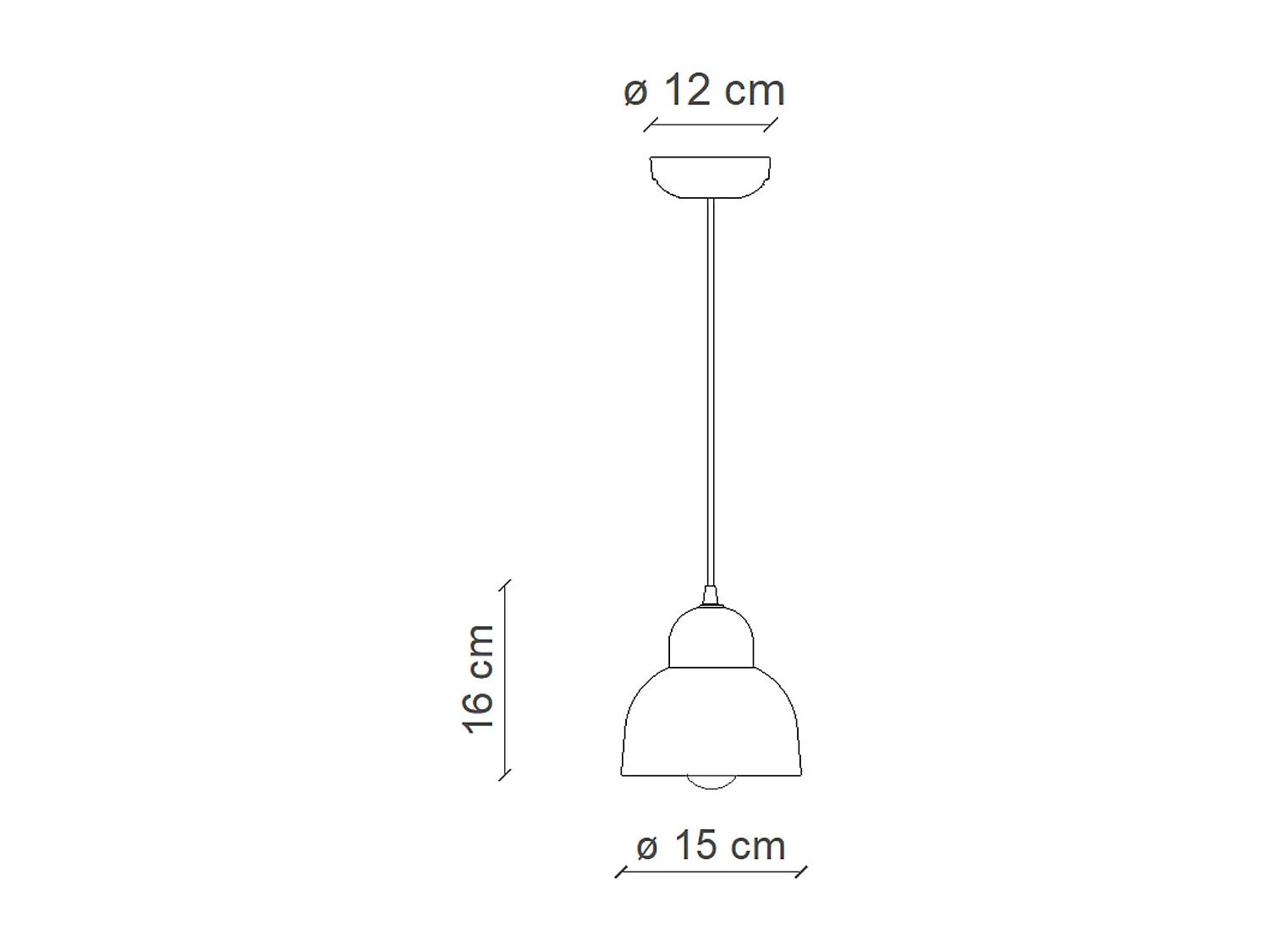Lampadario Vintage Decò Berimbau Ceramica Grigio Sabbia 1 Luce E27