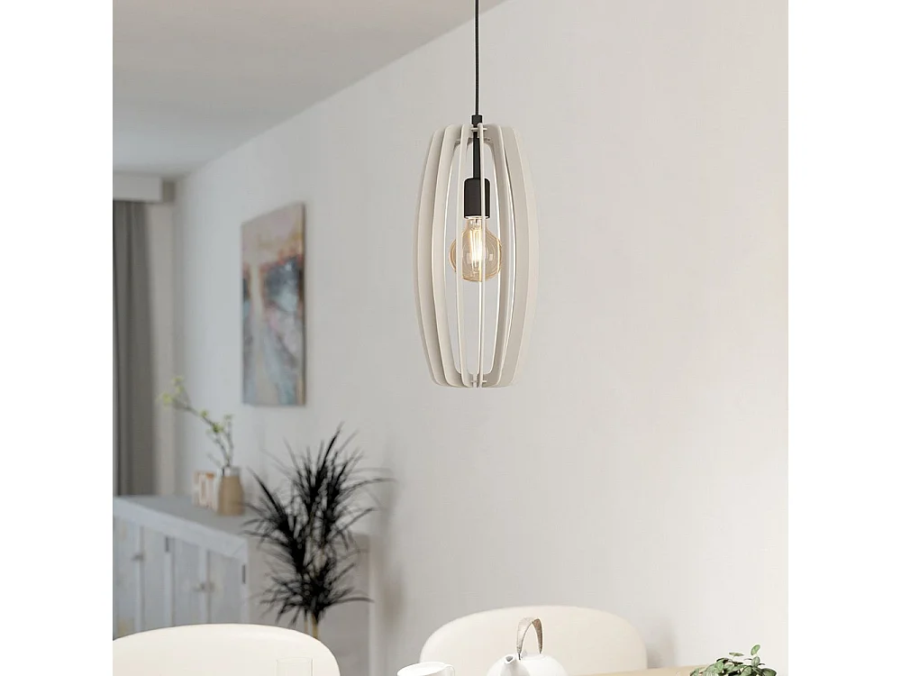 Lampadario Industrial Bajazzara 1 Luce Acciaio Nero Diffusore Grigio