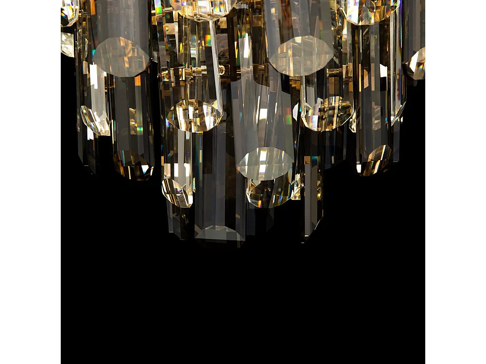 Maytoni Flare Neoklassizistische Pendel-Deckenleuchte Gold