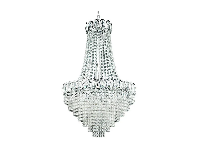 Searchlicht Louis Philipe - 11 Leichtes Kronleuchter-Chrom-Finish, E14