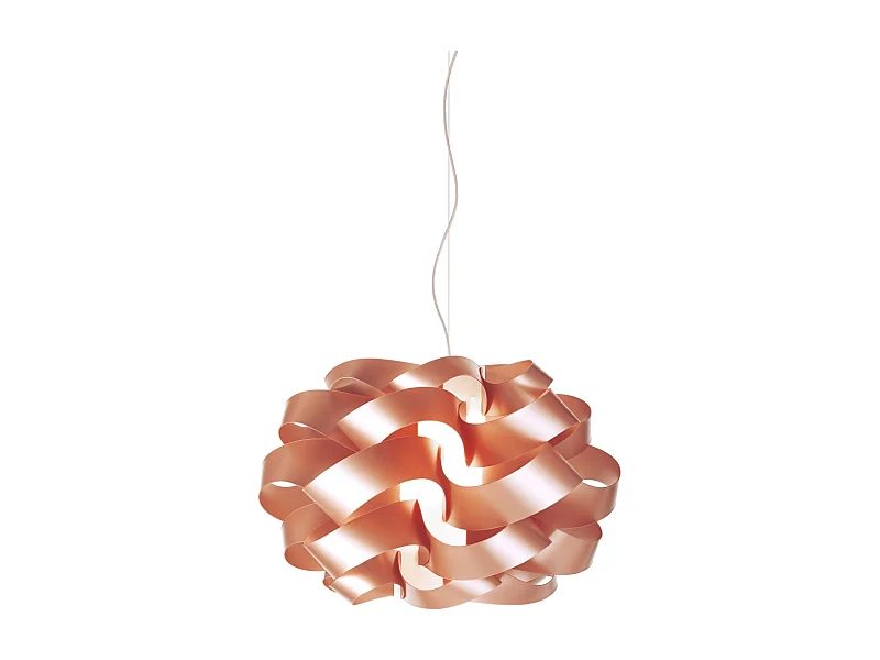 Lampadario Moderno Cloud Polilux ® Rame E Metallo Cromo 5 Luci E27