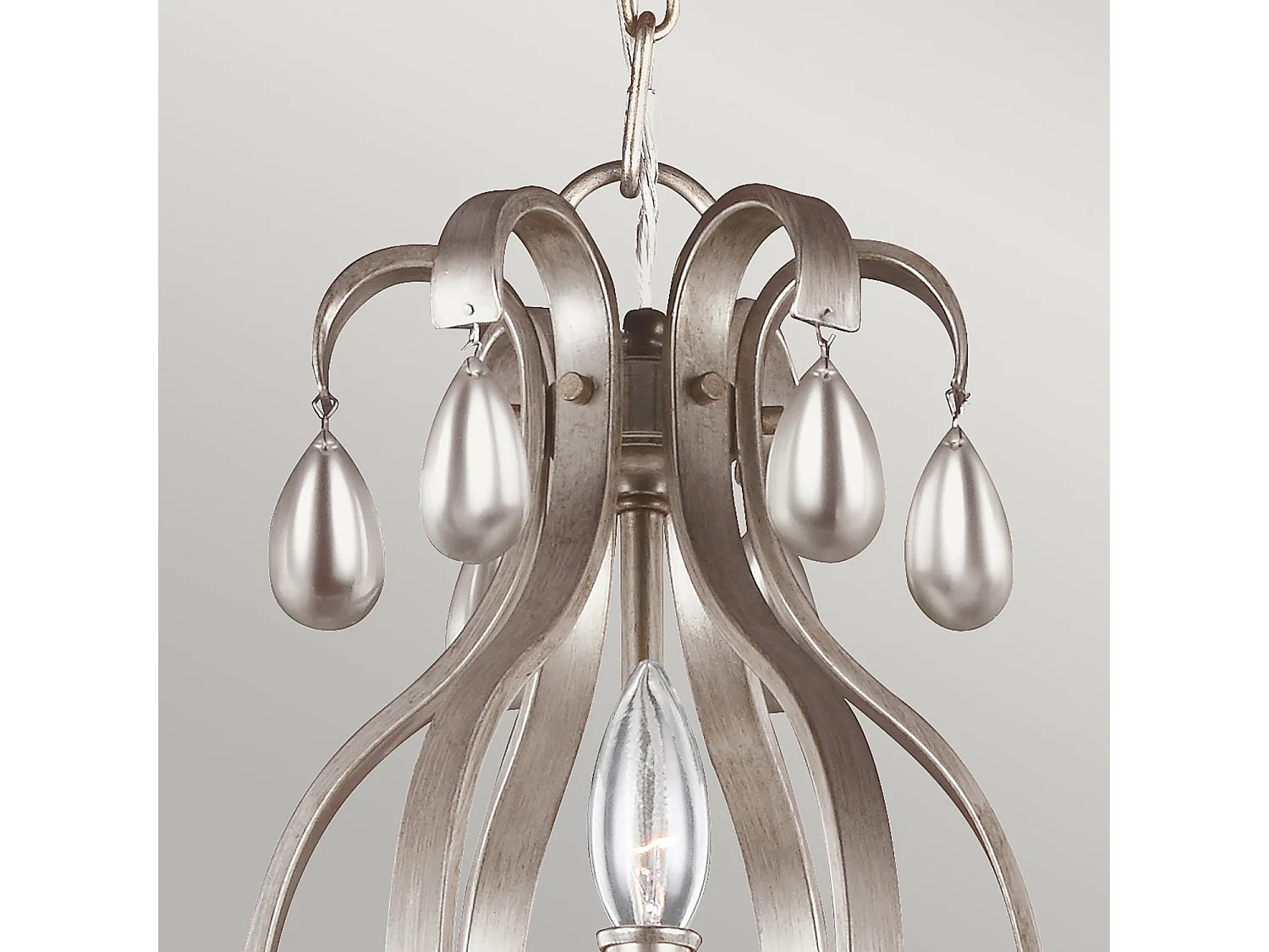 Elstead Dewitt - 9 licht Kronleuchter Silver Finish, E14