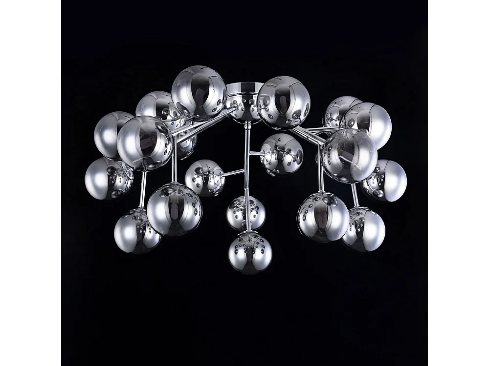 Dallas Plafón Semi Empotrado Cromo, 20 Luces, G9