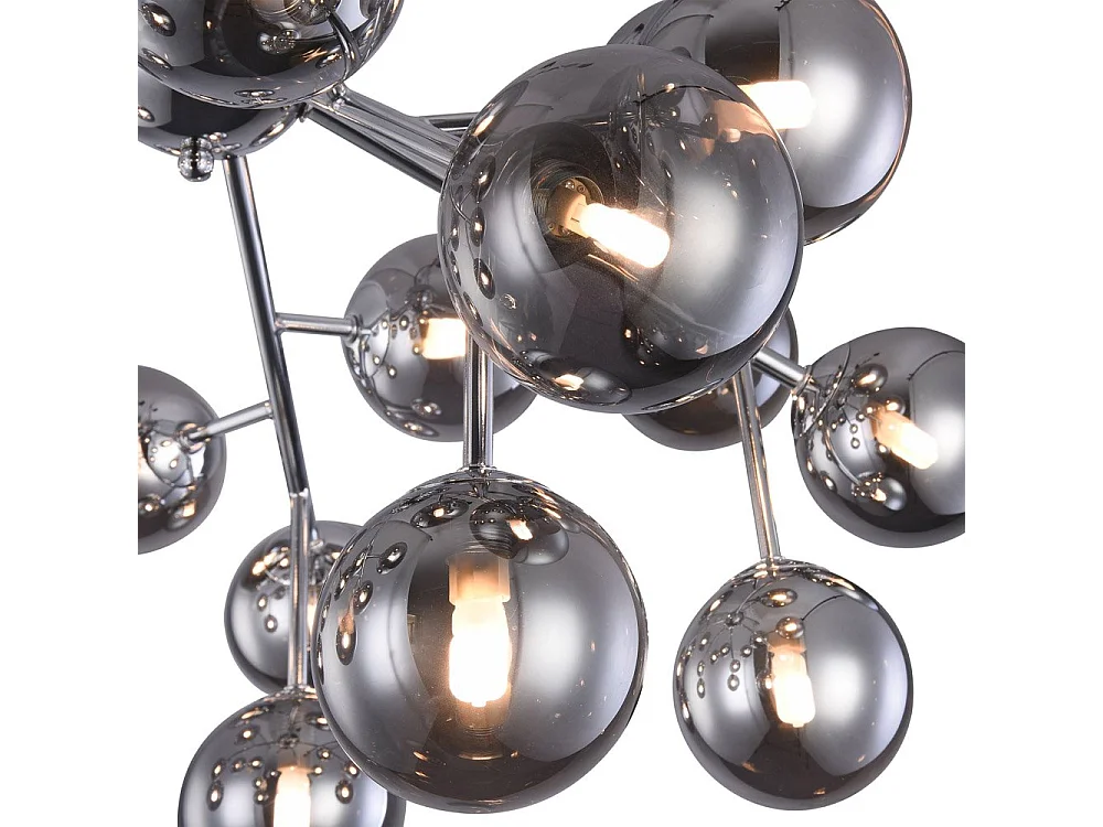 Dallas Plafón Semi Empotrado Cromo, 20 Luces, G9