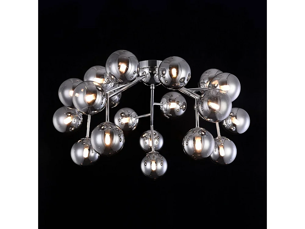 Dallas Halbbündige Deckenleuchte Chrom, 20 Licht, G9