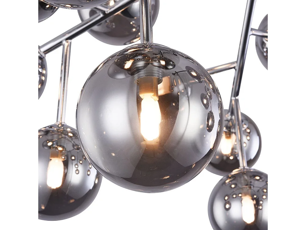 Dallas Halbbündige Deckenleuchte Chrom, 20 Licht, G9