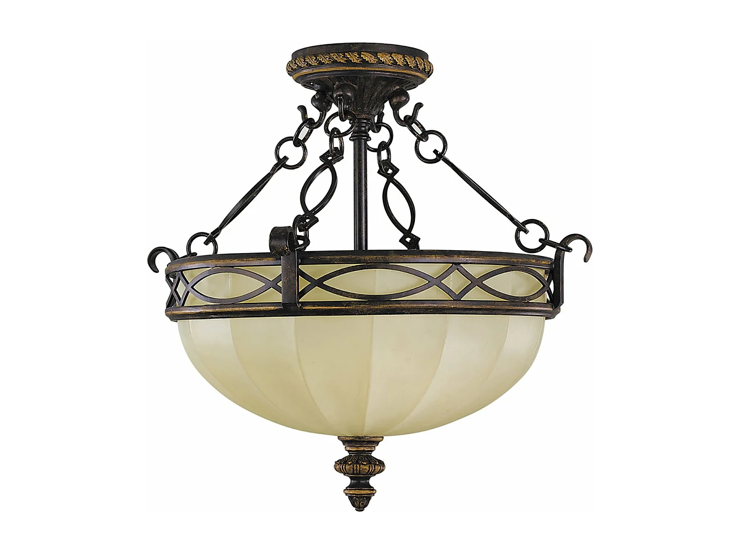 Lampadario Contemporaneo Catena Drawing Room Acciaio Noce Vetro 2 Luci E27