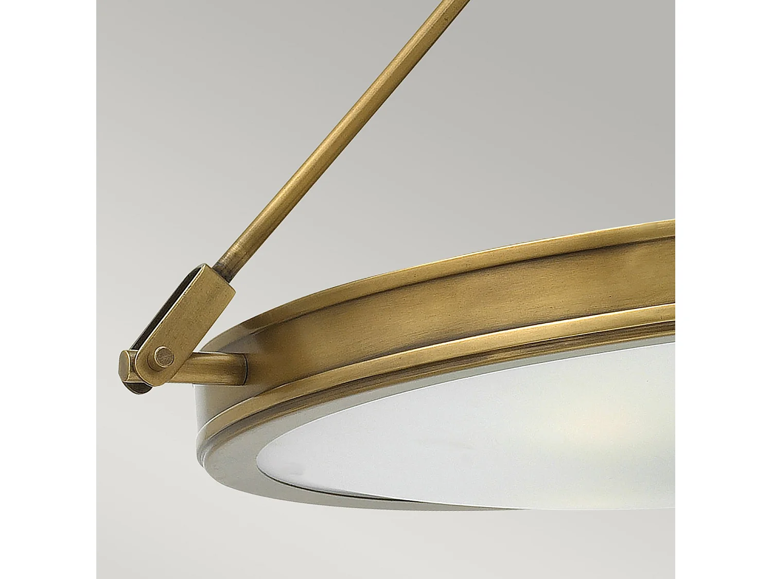 Elstead Collier - Plafoniera da semi-filo a 4 luci media in ottone, E14