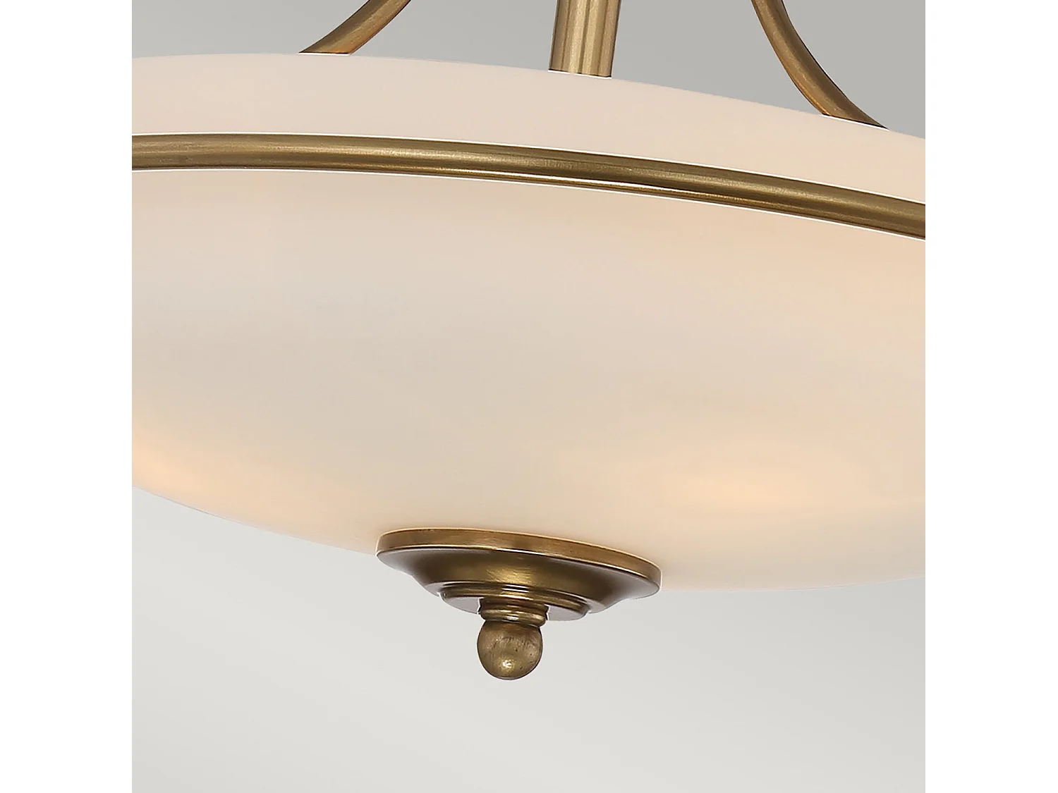 Elstead Griffin - Lampada da semi-incasso a 3 luci - Ottone invecchiato, E27