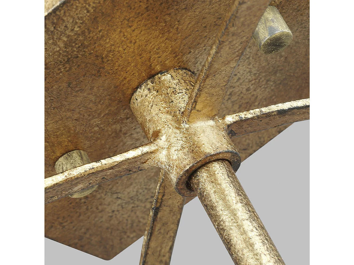Elstead Feiss Thayer Semi Flush Taklampa Antik Guld