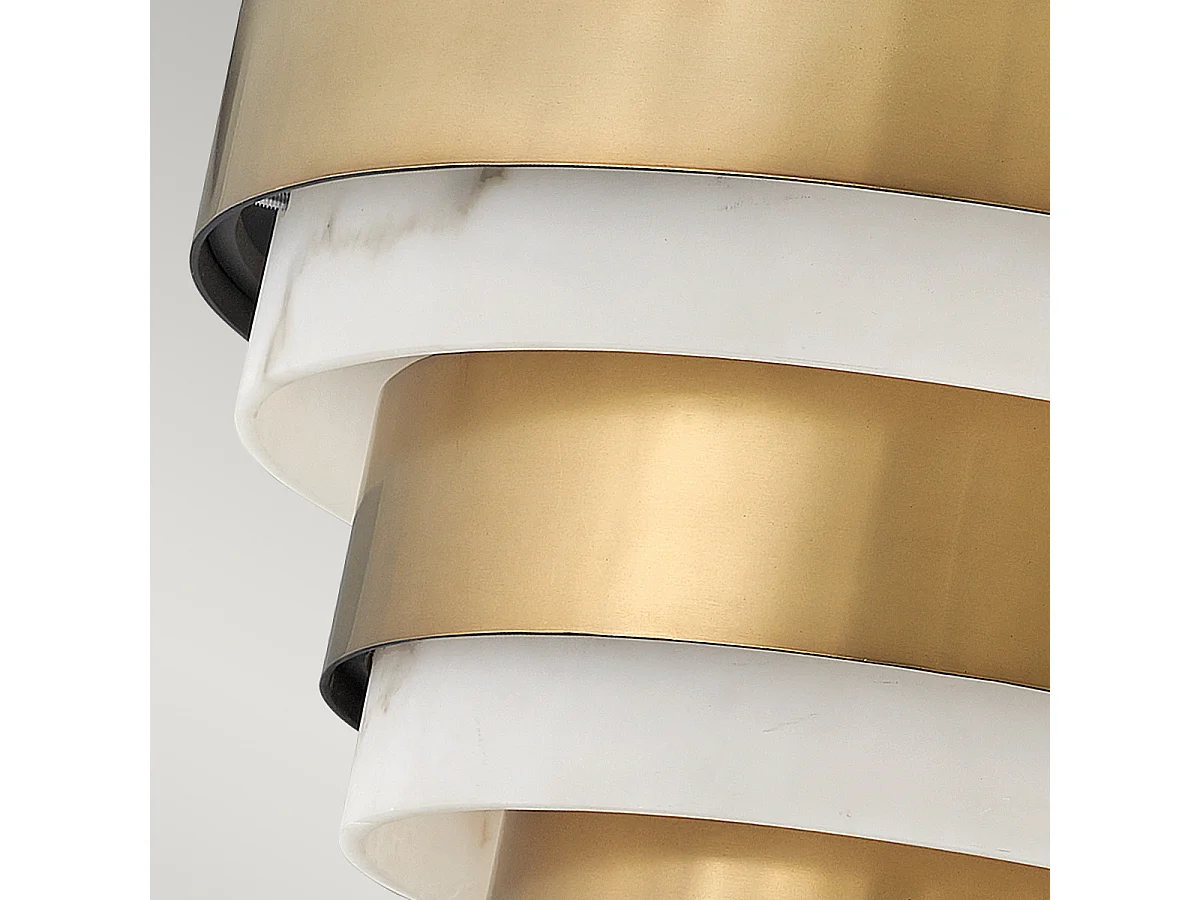 Elstead Hinkley Echelon Plafoniera Cilindrica Heritage Ottone