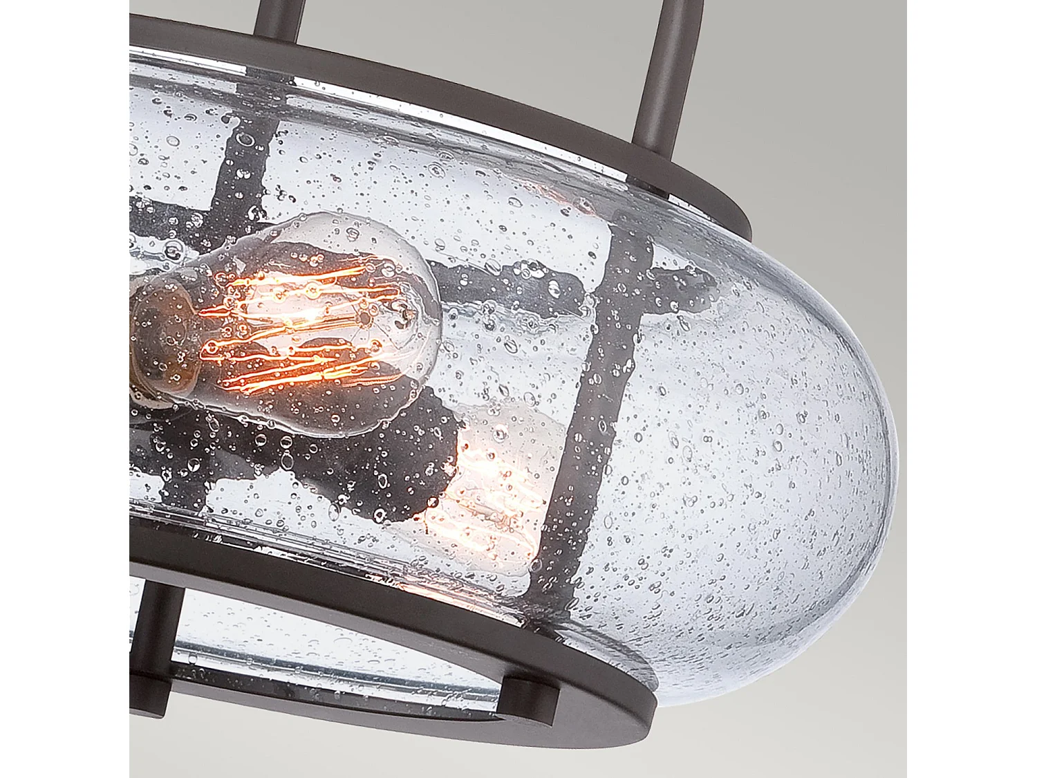 Elstead Trilogy - 3 licht Medium Semi Flush Deckenleuchte Old Bronze, E27