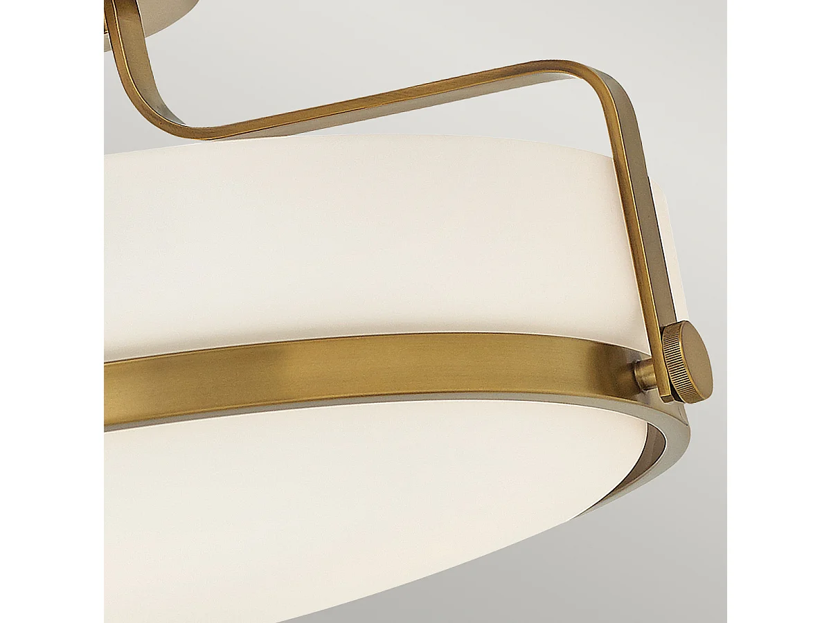 Elstead Griffin - Plafoniera a 4 luci semi filo Cromo lucido, attacco E27