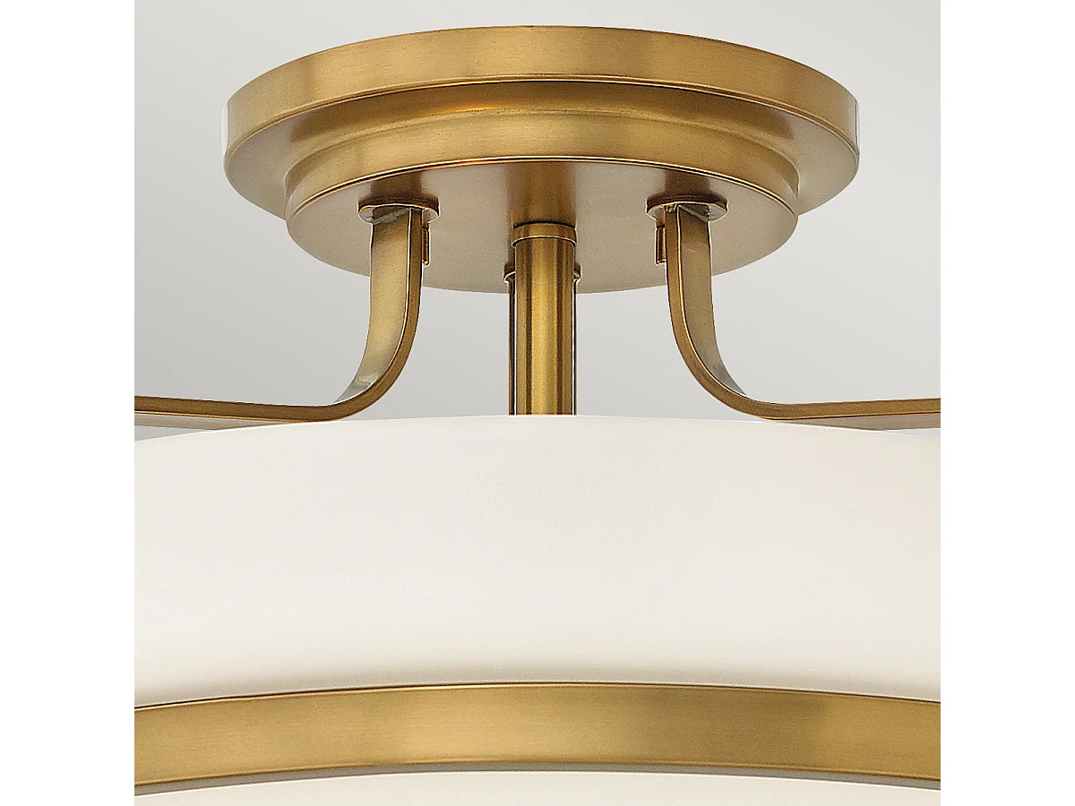 Elstead Griffin - 4 licht Semi Flush Deckenleuchte Chrom poliert, E27