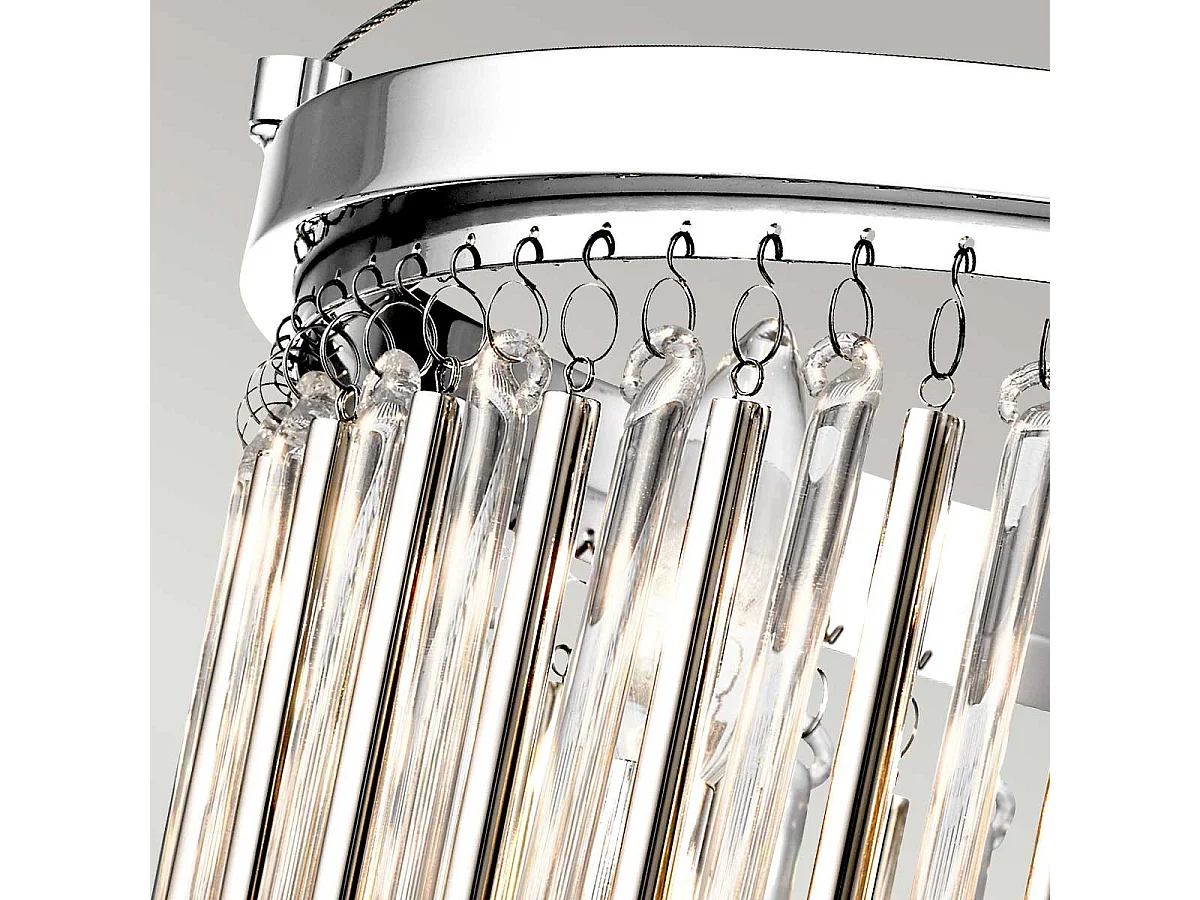 Elstead Kichler Piper Plafonnier Chrome Poli