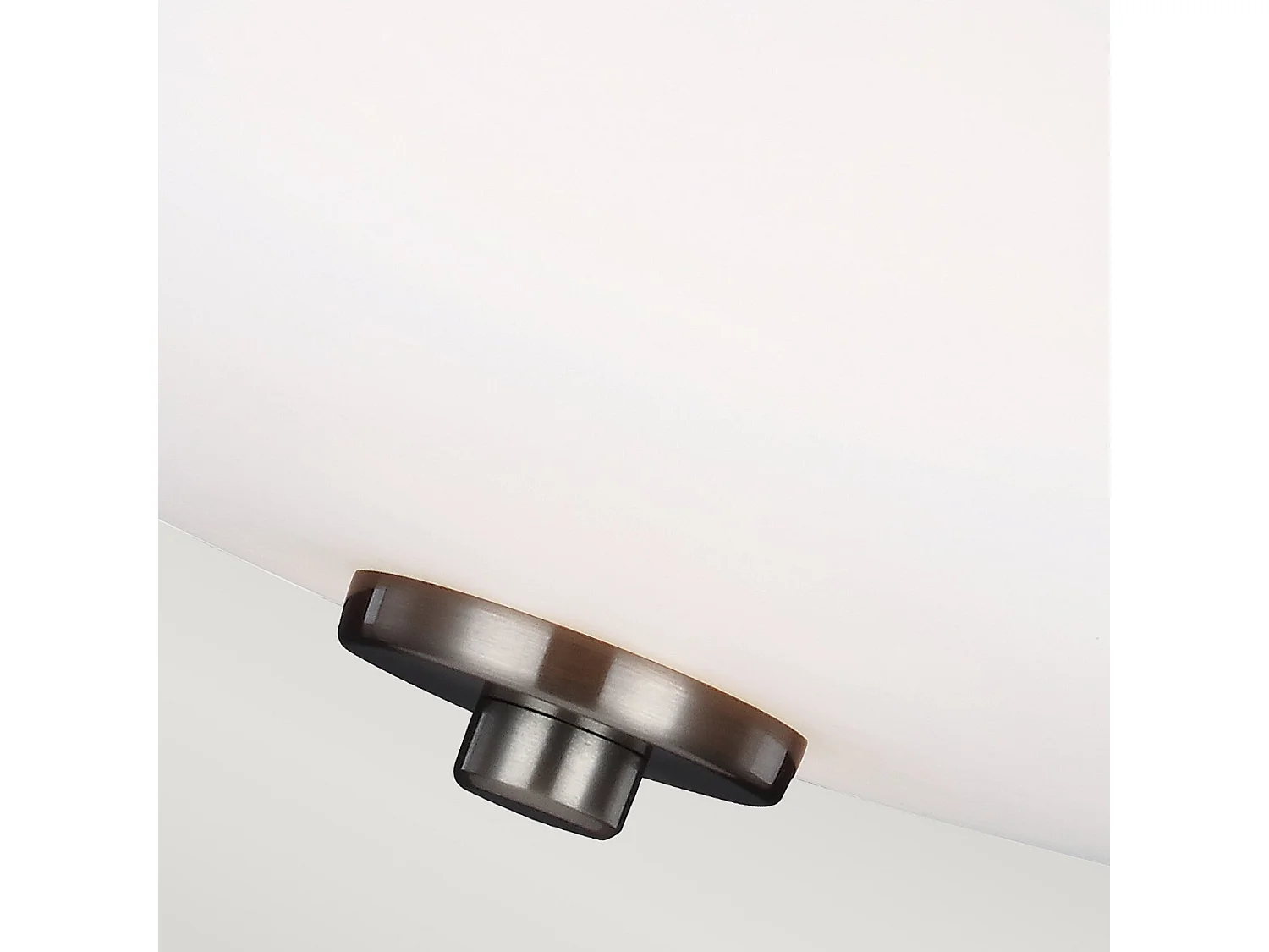 Elstead Evington 2 Ljus Semi Flush Ceiling Light Satin Nickel, E27