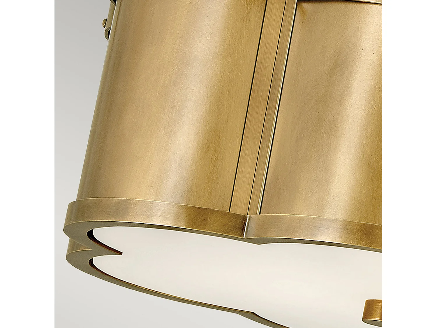 Elstead Hinkley Chance Cylindrisk taklampa Heritage Mässing