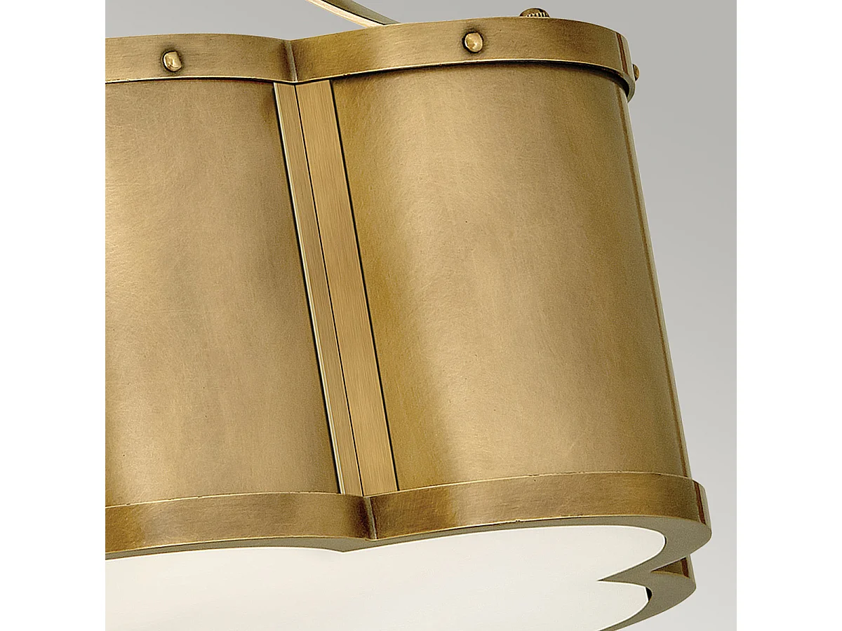 Elstead Hinkley Chance Plafonnier Cylindrique Héritage Laiton