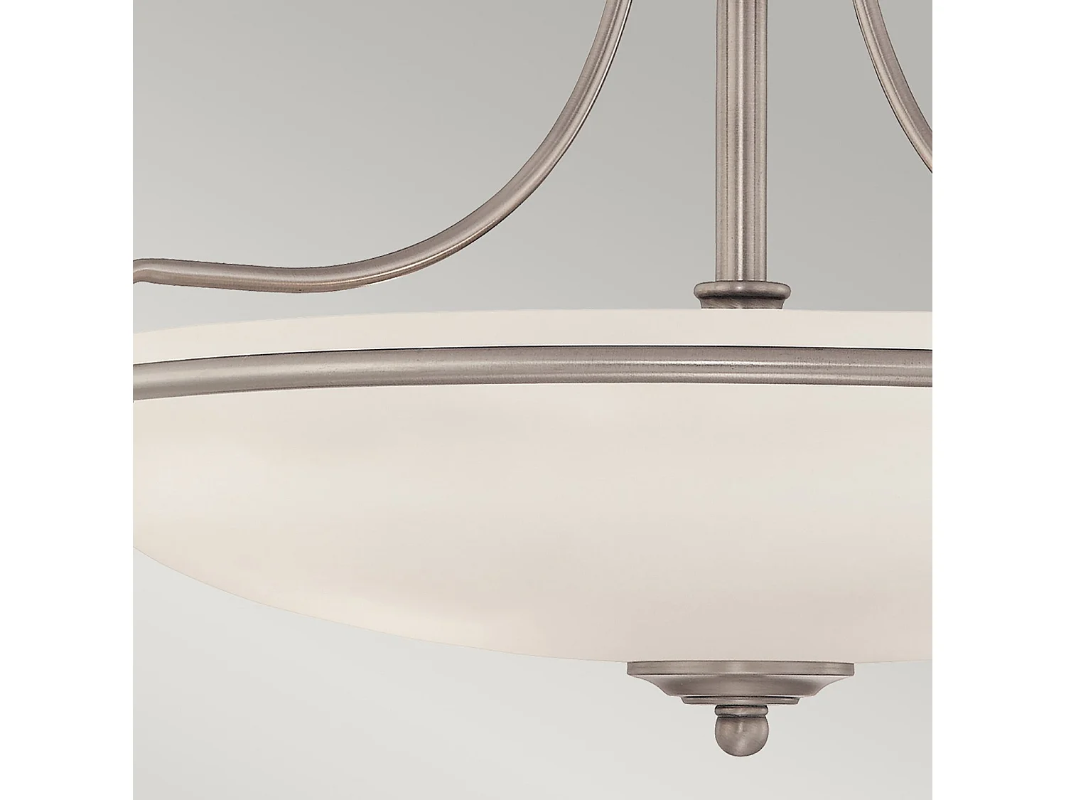 Elstead Griffin - Plafoniera a 4 luci semi filo nichel antico, attacco E27