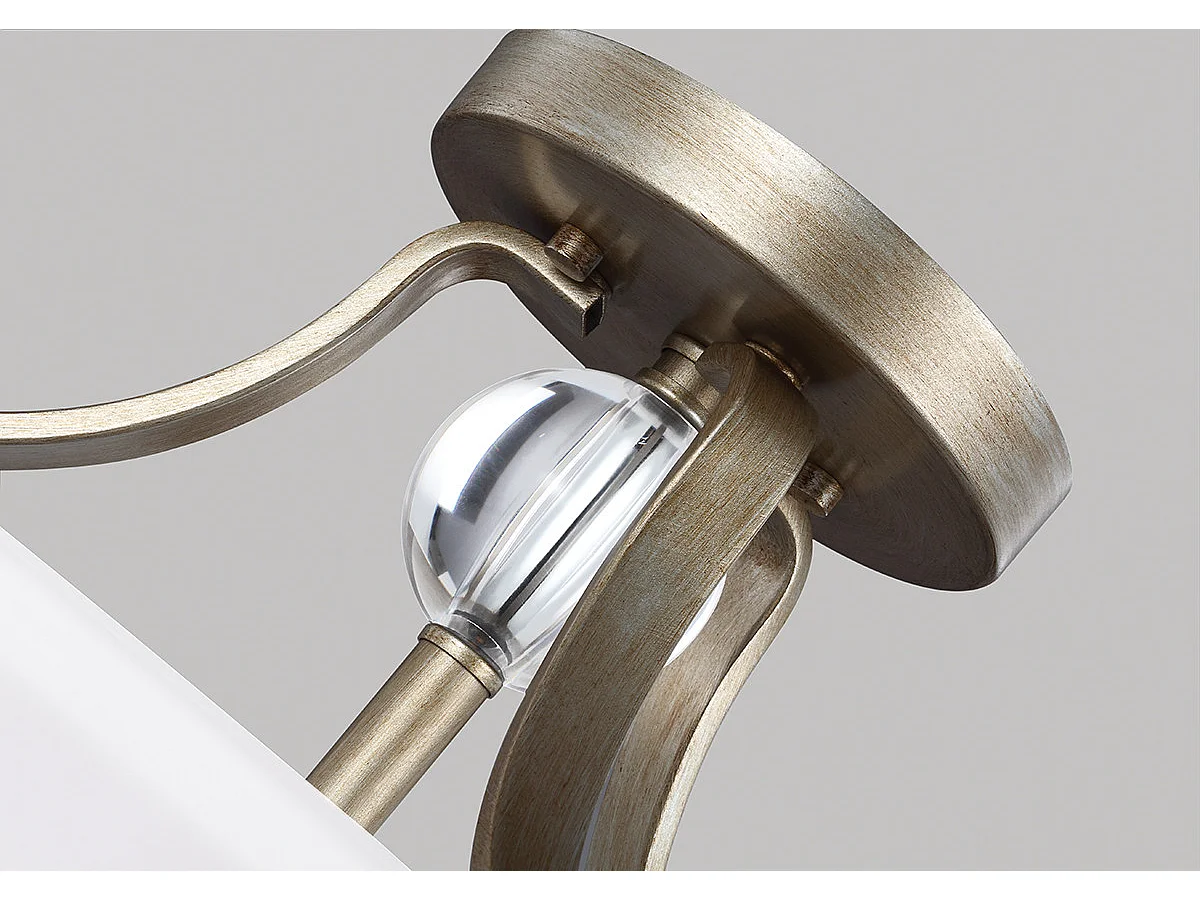 Elstead Evington Plafonnier semi-encastré à 2 ampoules Or, E27