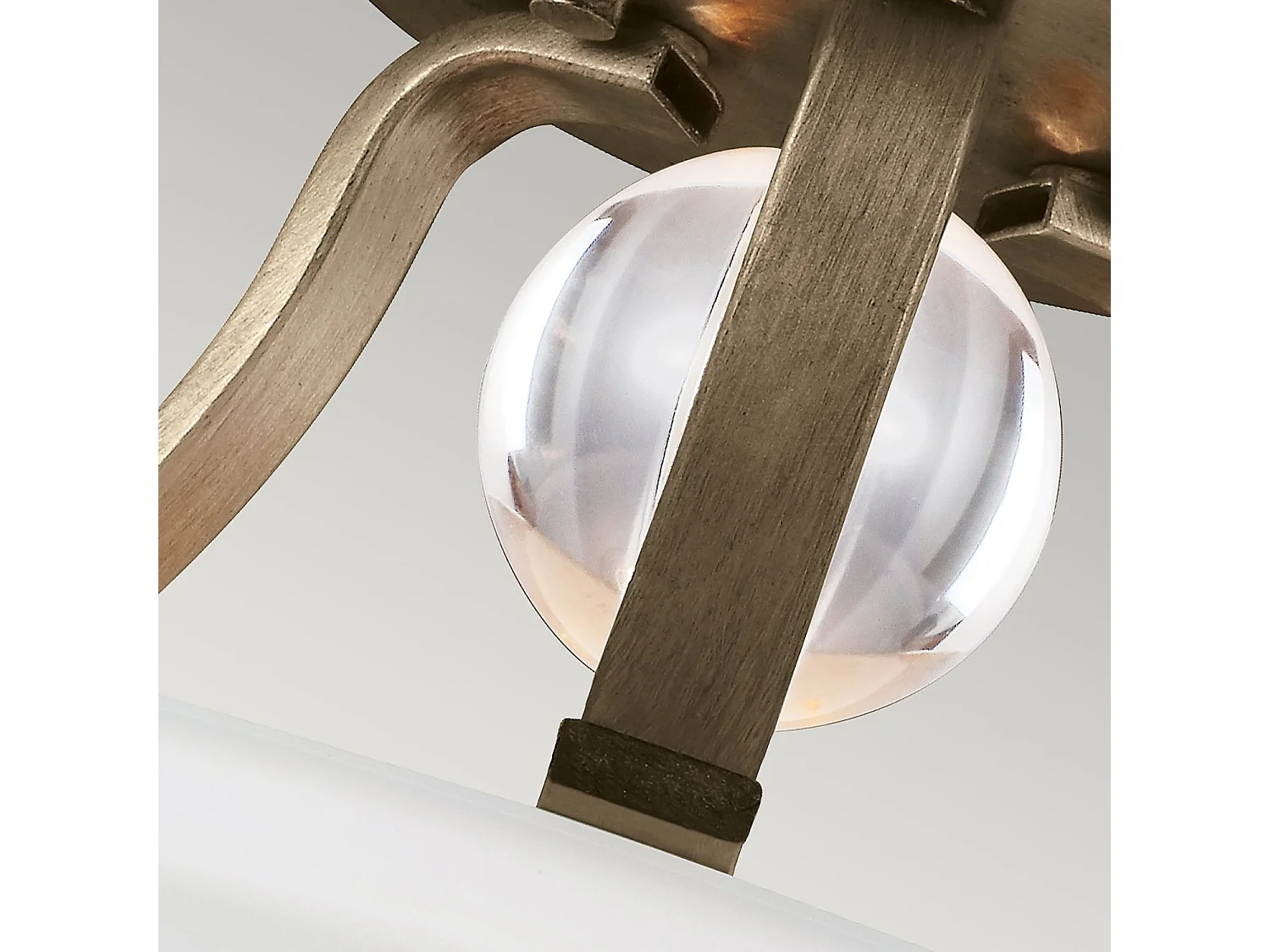 Elstead Evington Plafonnier semi-encastré à 2 ampoules Or, E27