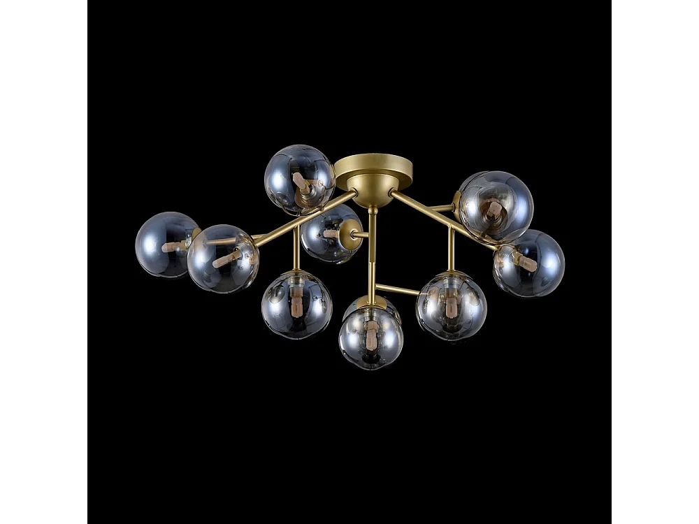 Dallas Plafón Semi Empotrado Dorado, 12 Luces, G9