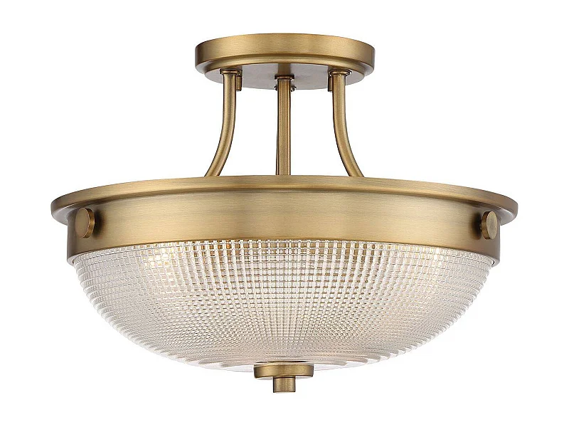Elstead Mantle - 2 licht Semi-Flush - Verwittertes Messing, E27