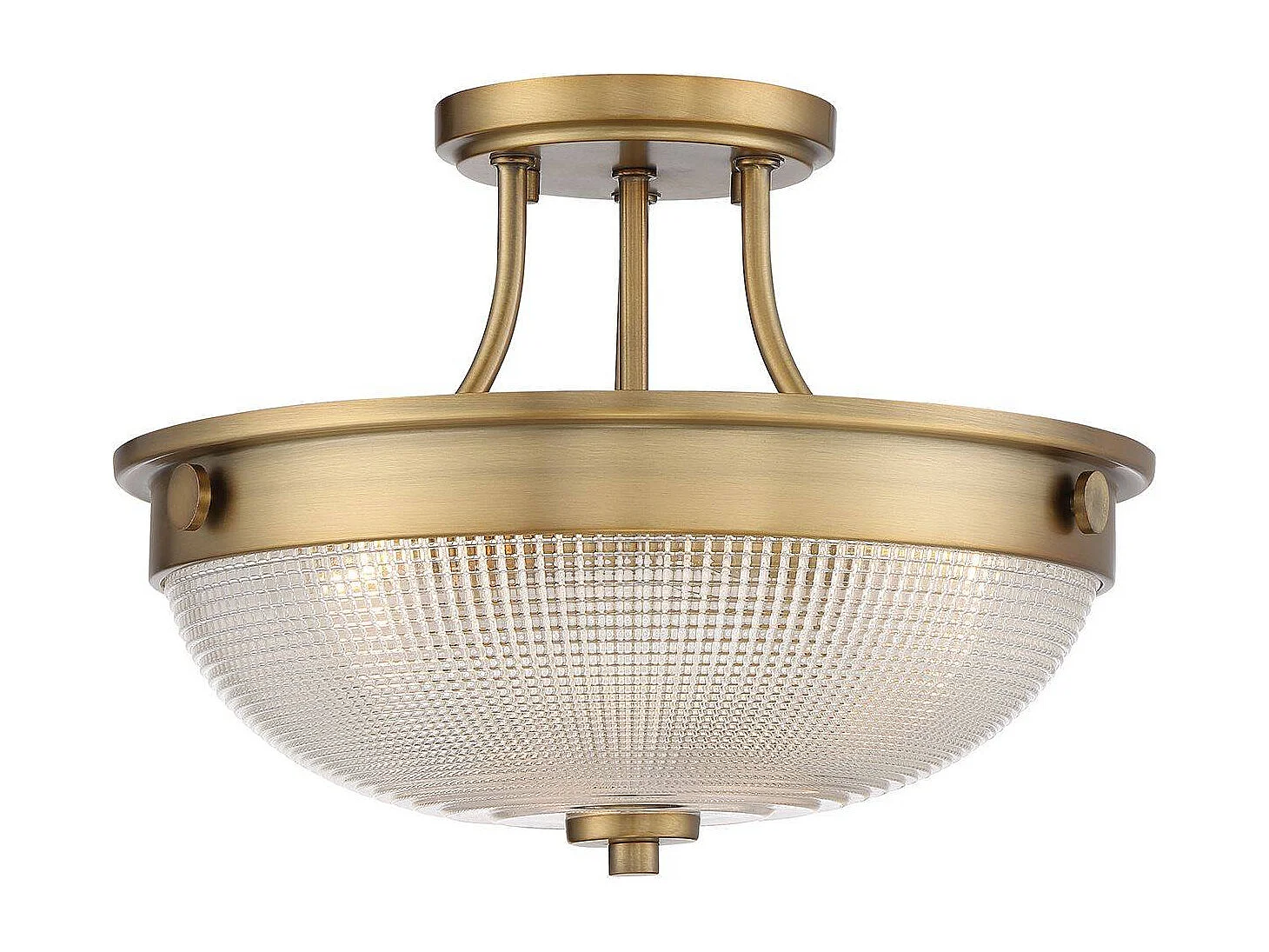 Elstead Mantle - 2 semi-incasso chiari - Ottone stagionato, E27