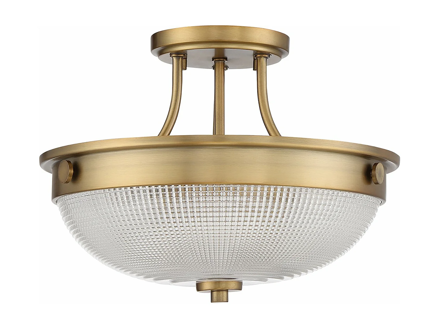 Elstead Mantle - 2 semi-incasso chiari - Ottone stagionato, E27