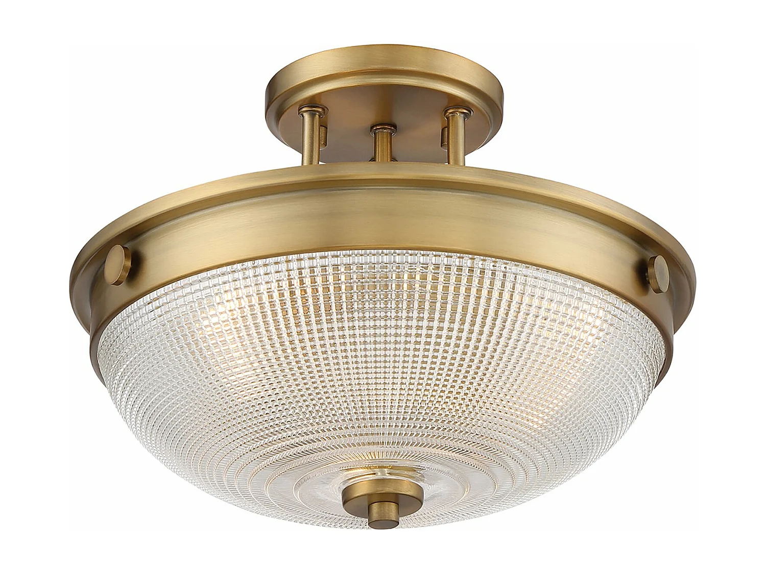 Elstead Mantle - 2 semi-incasso chiari - Ottone stagionato, E27