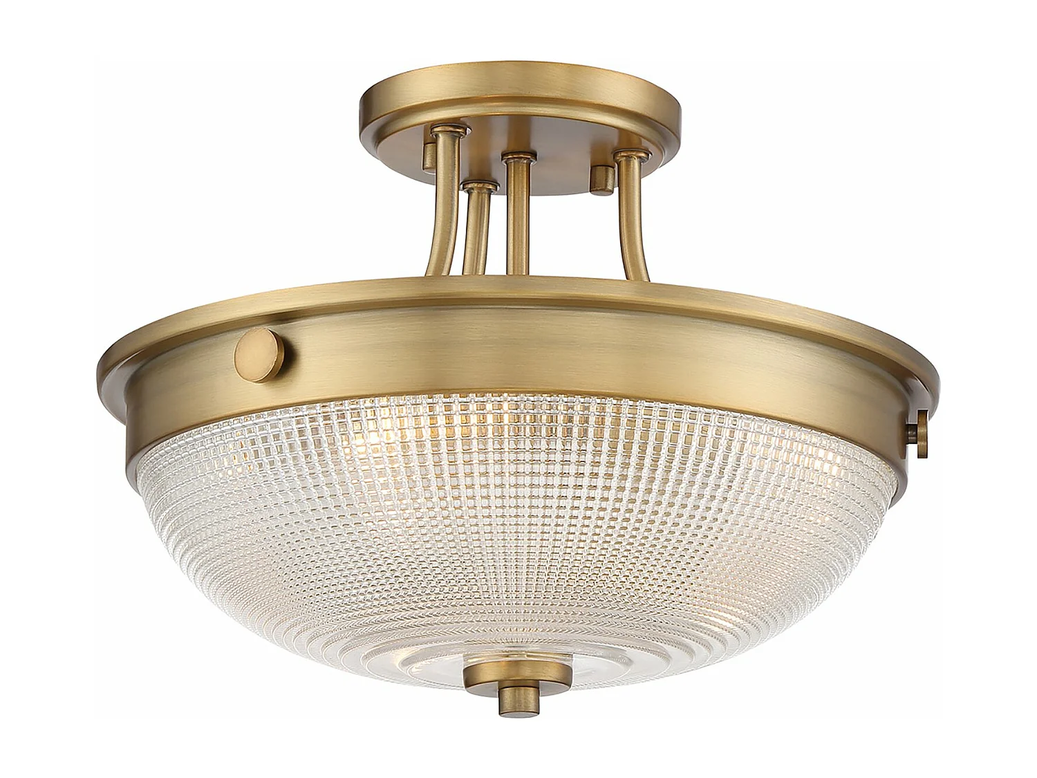 Elstead Mantle - 2 semi-incasso chiari - Ottone stagionato, E27