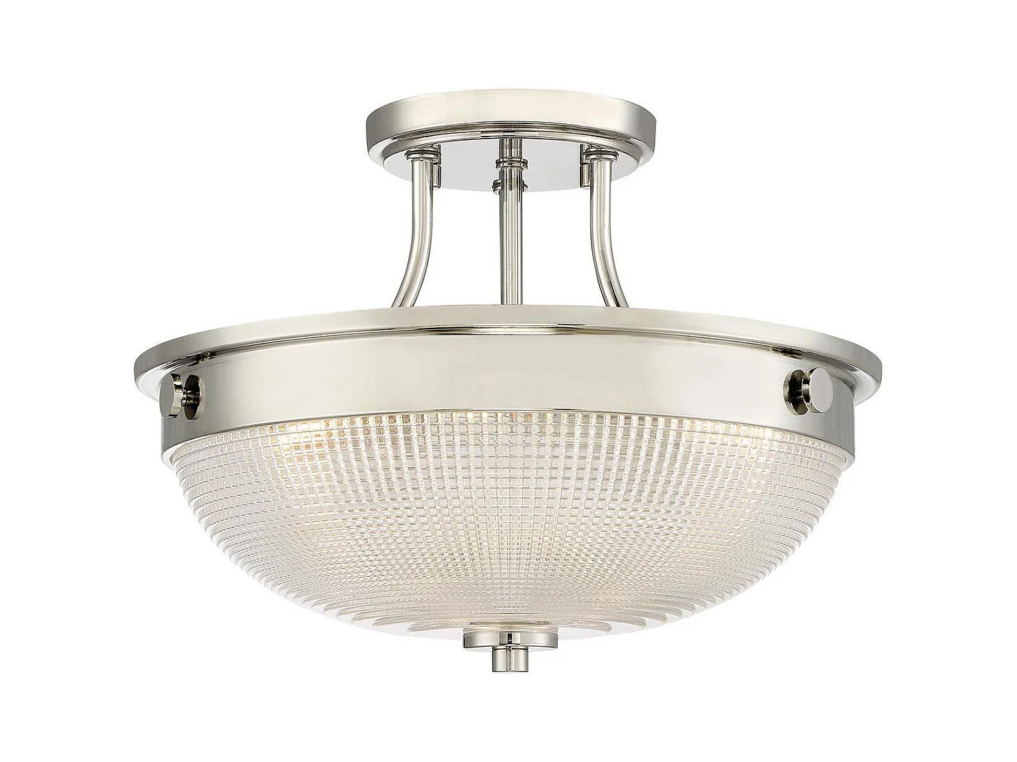 Elstead Mantle Semi-affleurant à 2 ampoules Nickel poli, E27