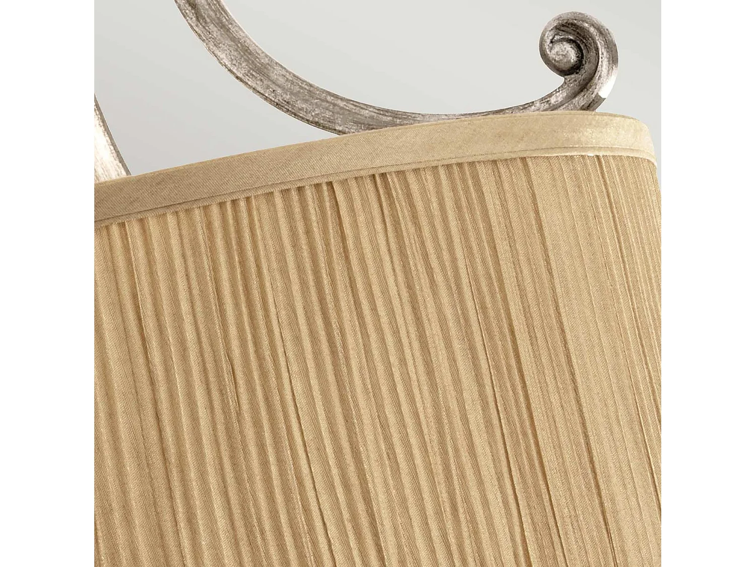 Lampadario Contemporaneo Abbey Acciaio Sabbia Argentata 3 Luci E27