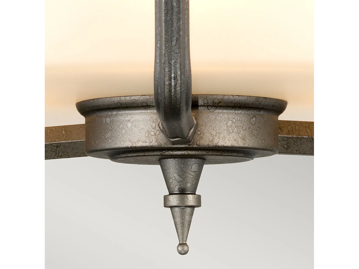 Elstead Crown - Lampada a sospensione a soffitto a 3 luci semi-filo in ferro, E27