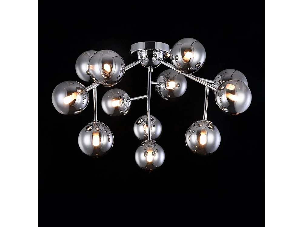 Dallas Lampada da soffitto semi-incasso Cromata, 12 luci, G9