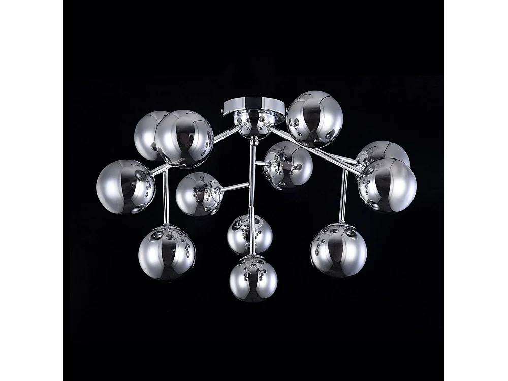 Dallas Lampada da soffitto semi-incasso Cromata, 12 luci, G9