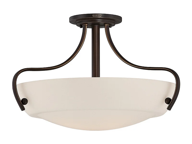 Elstead Chantilly 3 Ljus Semi Flush Ceiling Light Palladian Brons, E27