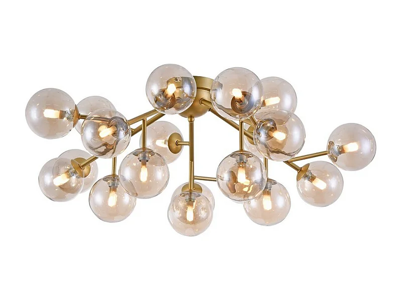 Dallas Lampada da soffitto semi-incasso Oro, 20 luci, G9