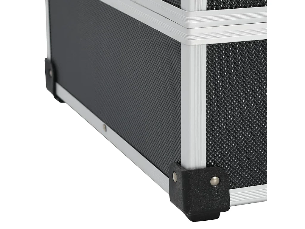 Caixa de ferramentas caixa de ferramentas caixa de ferramentas carrinho de ferramentas armazenamento de arquivos portáteis 46 x 33 x 16 cm preto 02_0003269