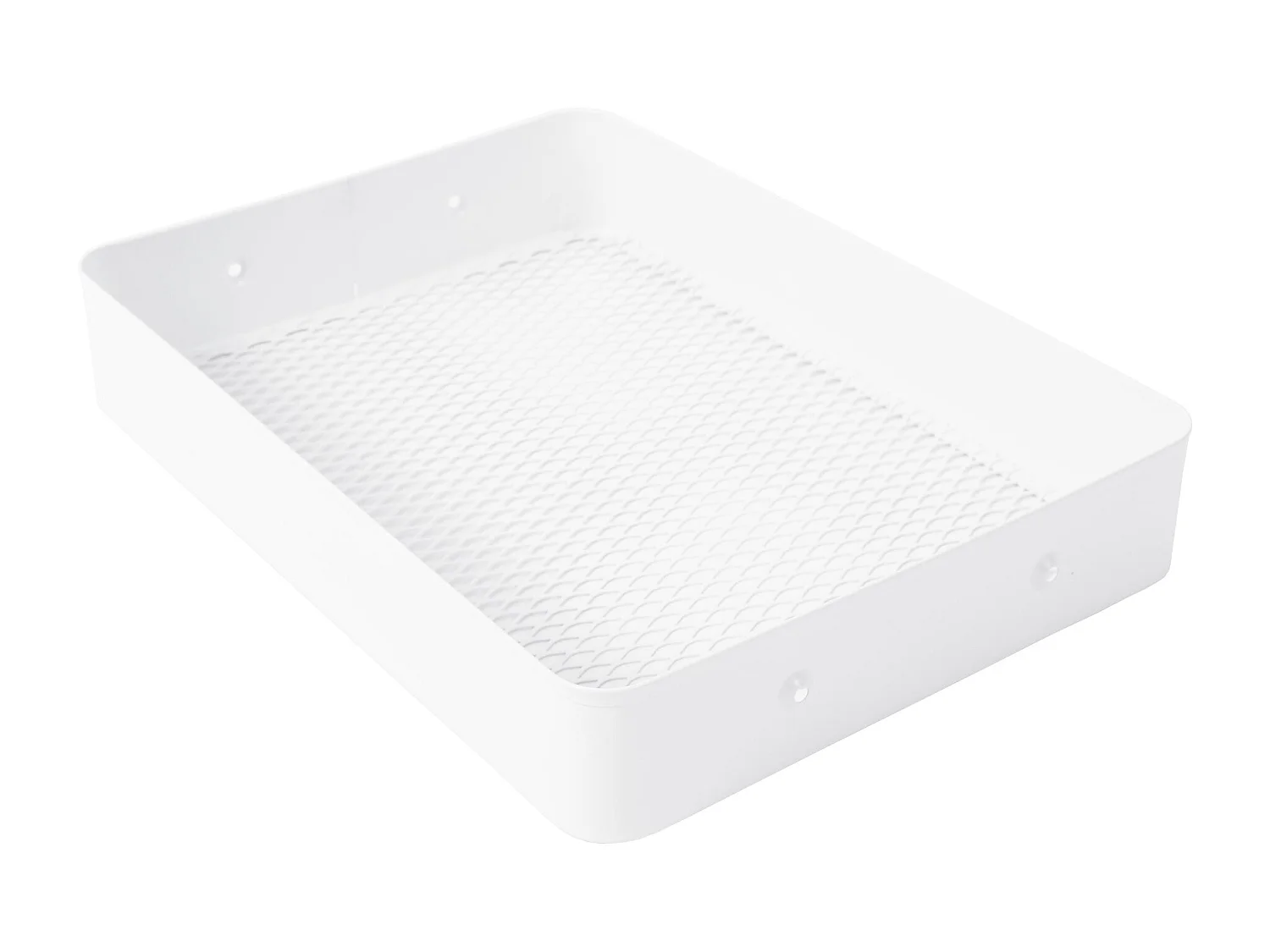 Carro de servicio con ruedas 3 cestos de acero 785 x 46 x 35 cm blanco 03_0006799