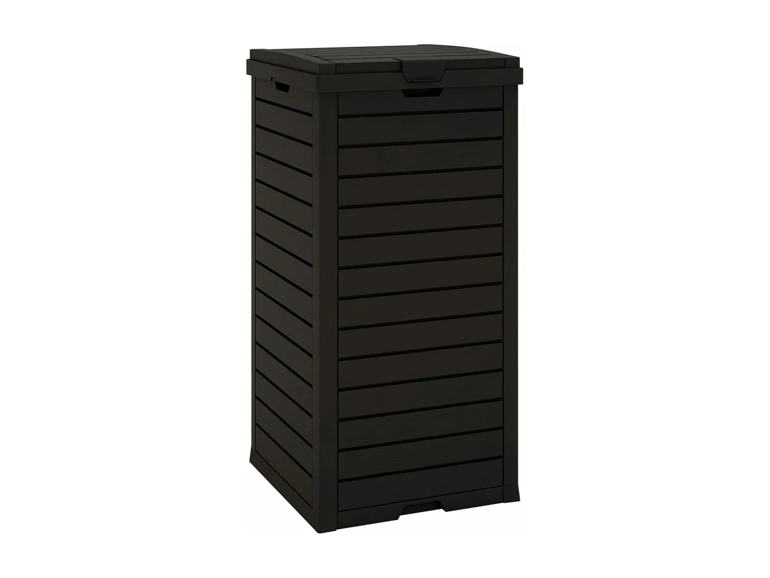 Poubelle d'extérieur 41 x noire 41 x 41 x 86 cm 02_0006069