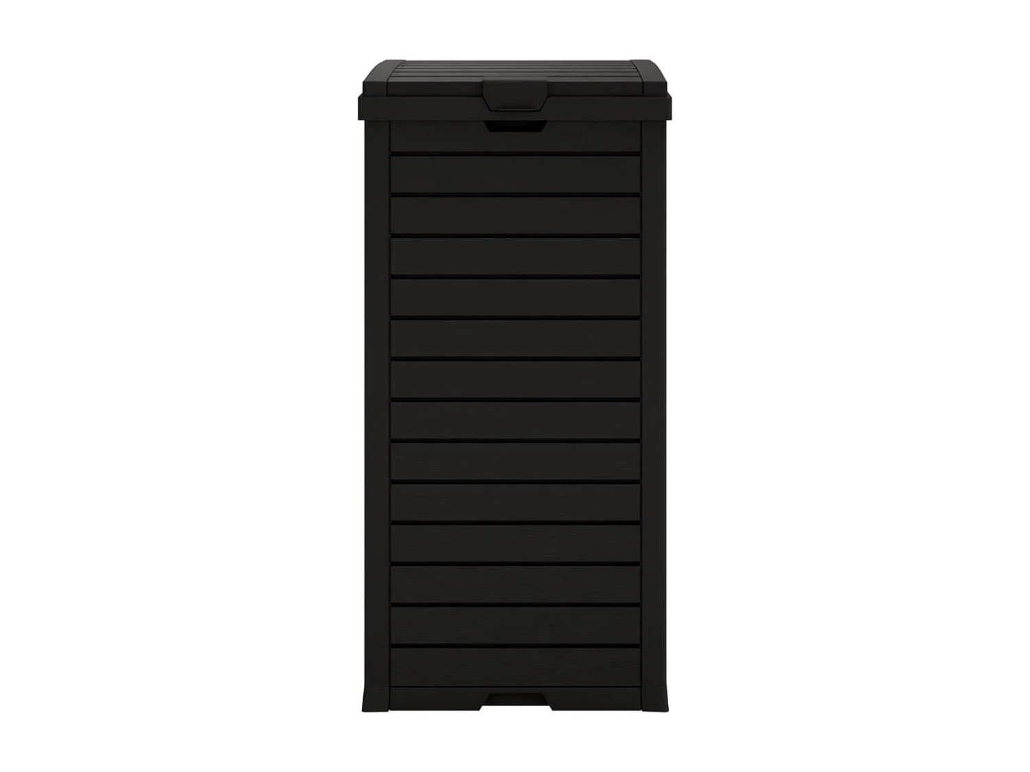 Poubelle d'extérieur 41 x noire 41 x 41 x 86 cm 02_0006069