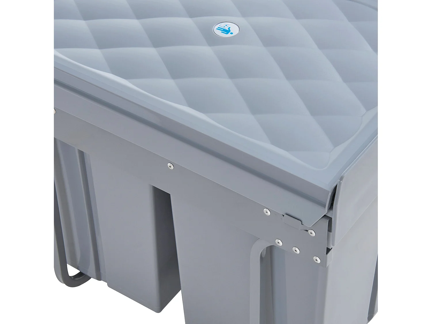 Lixeira embutida 2 x 10 + 1 x 20 litros 48 x 34 x 42 cm cinza 03_0008202